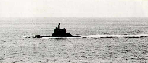 Auch U-Boote machten uns oft Schwierigkeiten, aber wir als UAW-Schiff sp�rten sie immer auf.