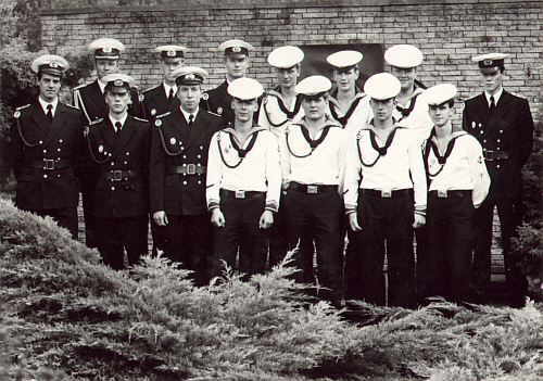 Das war 1984, unser Abschlu�-Foto zur bestandenen Uffz.-Pr�fung.