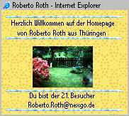 So sah meine 1. HP aus.