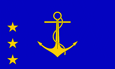 Flagge eines Admirals
