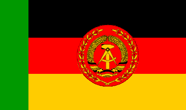 Dienstflagge f�r Boote der Grenzbrigade K�ste