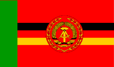 Dienstflagge f�r Schiffe der Grenzbrigade K�ste