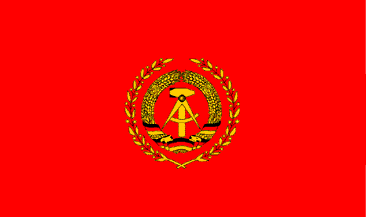 Flagge des Generalsekret�rs ZK der SED und Vorsitzenden des Nationalen Verteidigungsrates der DDR