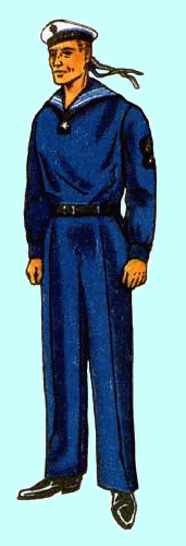 Dienst- und Ausgangsuniform f�r Matrosen und Maate Sommer